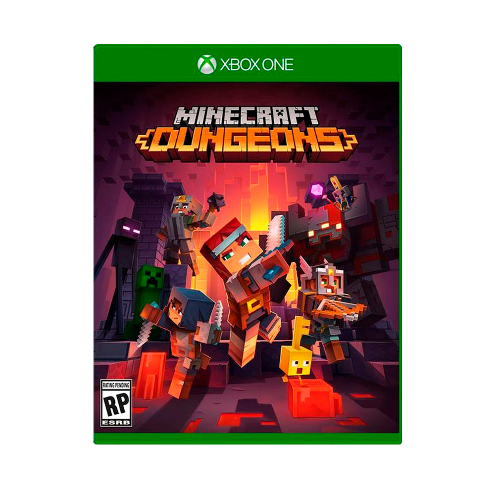 Киборг Диск Xbox One Minecraft Dungeons (Новый) RUS