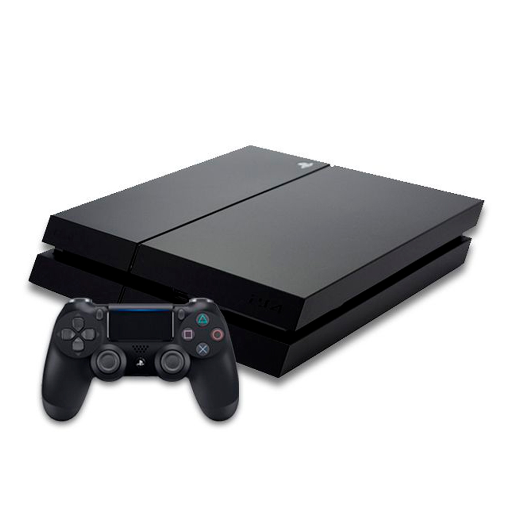 Киборг Игровая консоль Sony PlayStation 4 PS4 FAT 500GB Лицензия (Б/У)  Матовая Black